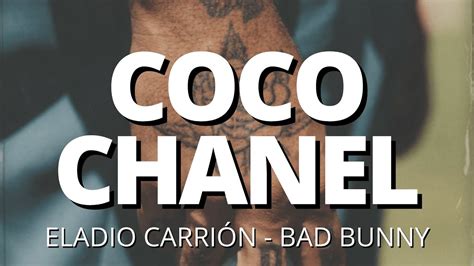 coco chanel cancion letra|coco chanel eladio lyrics english.